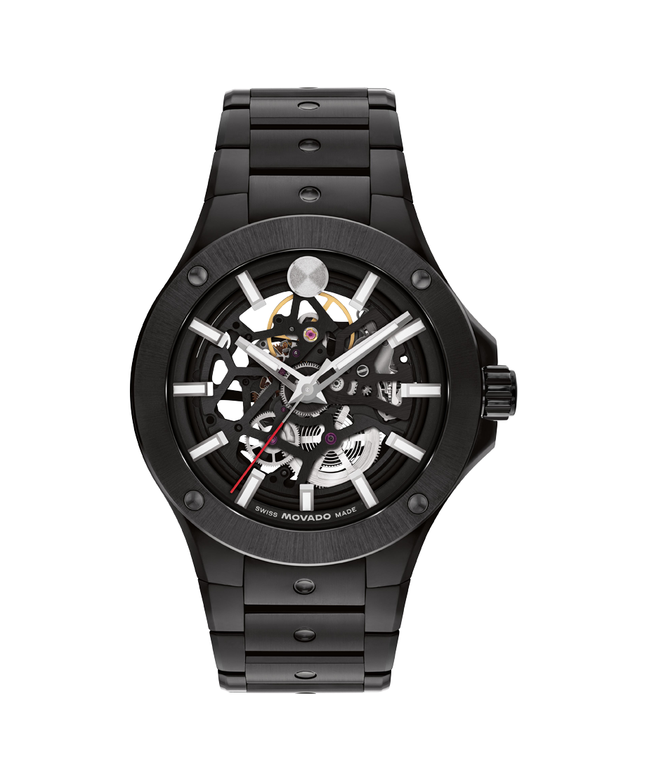 Movado Alta SE Automatic Black Dial Men's Watch 0607787