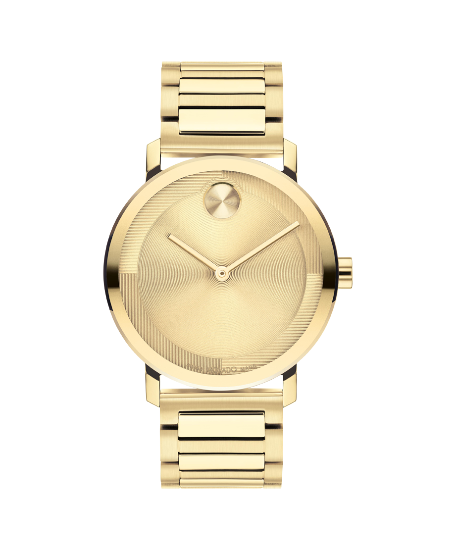 Movado BOLD Evolution 2.0 Quartz Gold Dial Unisex Watch 3601095