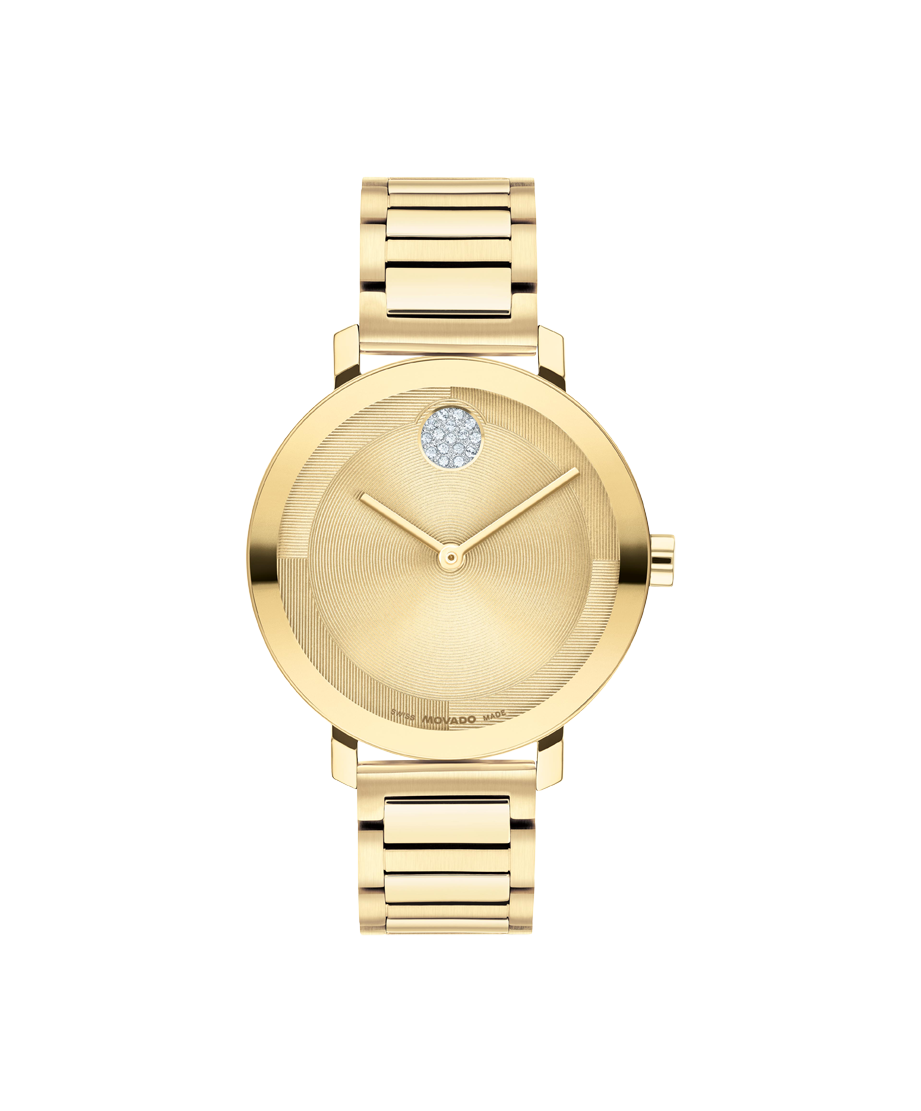 Movado BOLD Evolution 2.0 Quartz Gold Dial Ladies' Watch 3601106