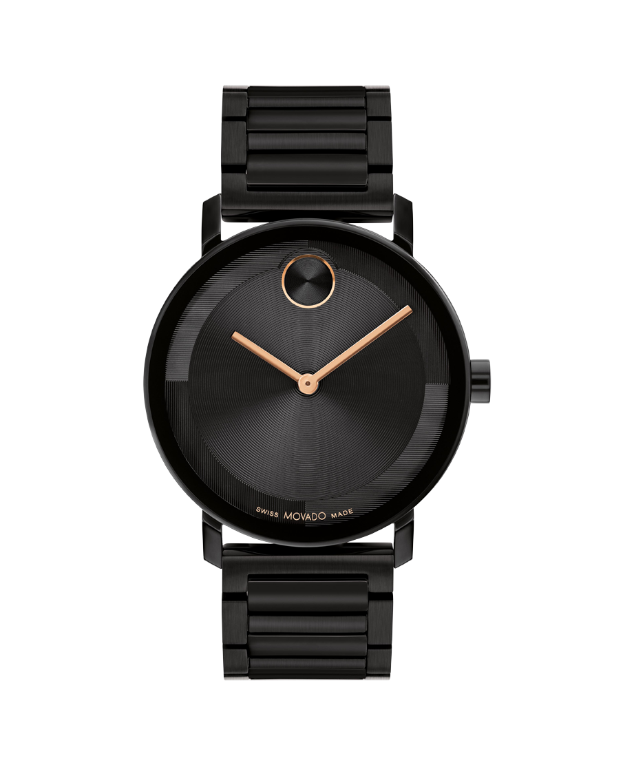 Movado BOLD Evolution 2.0 Quartz Black Dial Unisex Watch 3601112