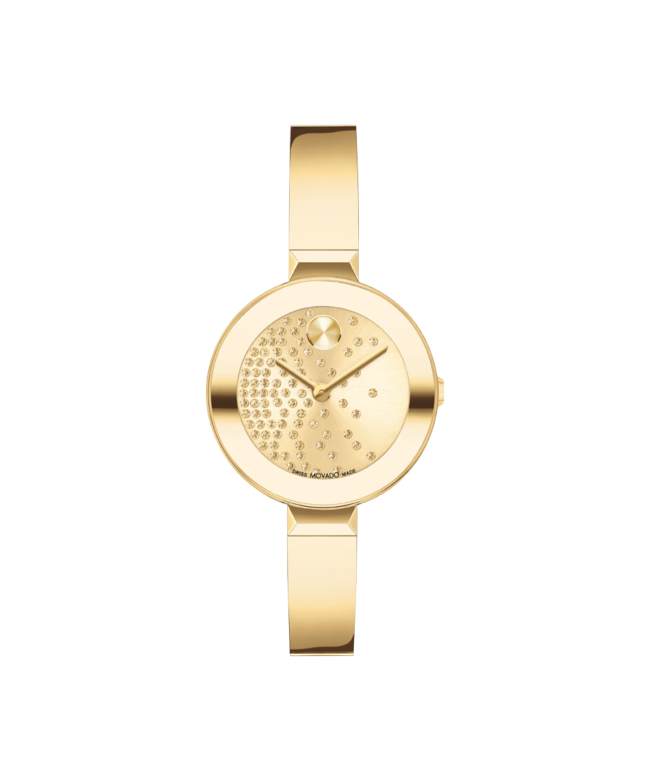 Movado BOLD Bangle Quartz Gold Dial Ladies' Watch 3601161