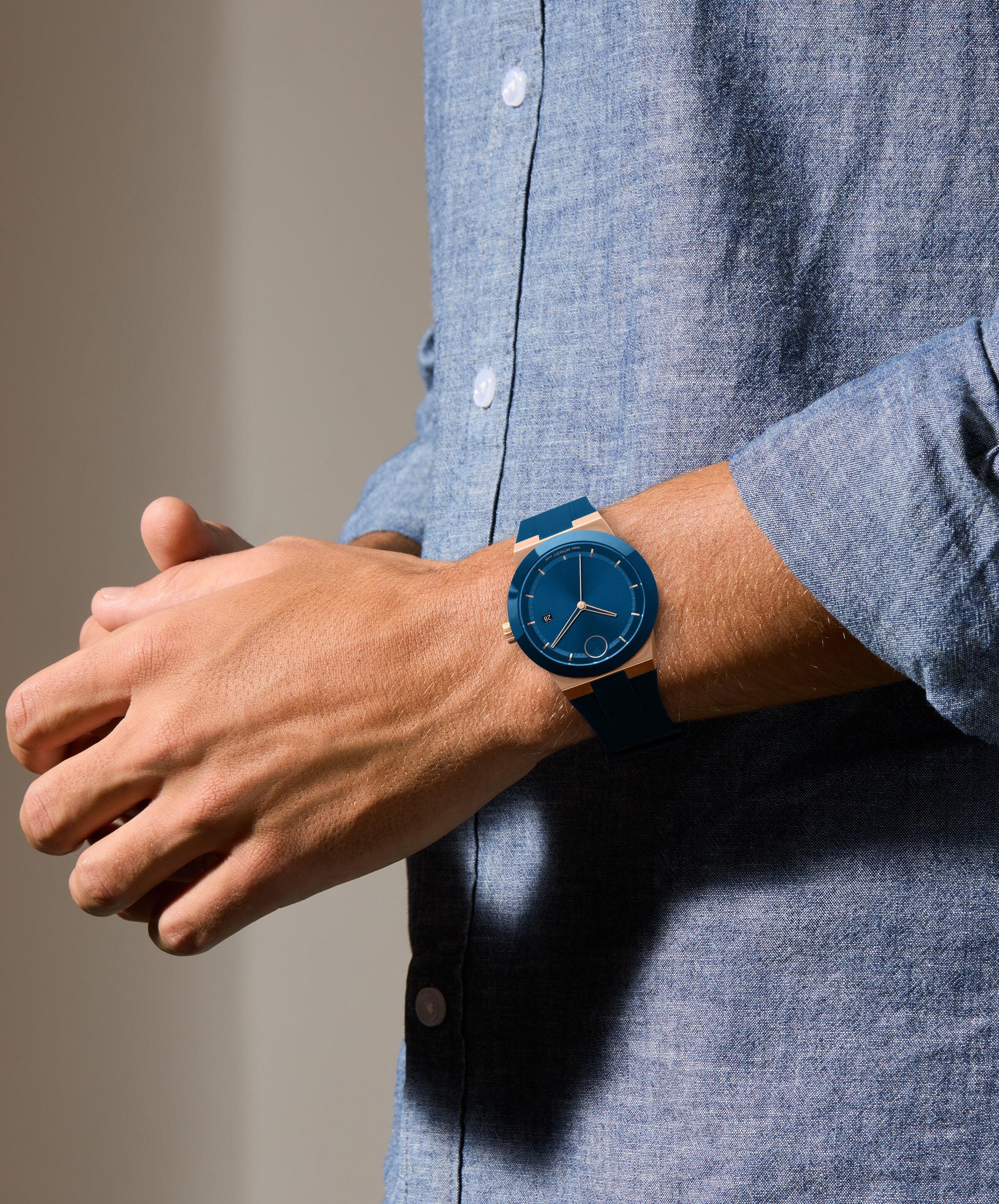 Movado BOLD Fusion Quartz Blue Dial Men's Watch 3601193