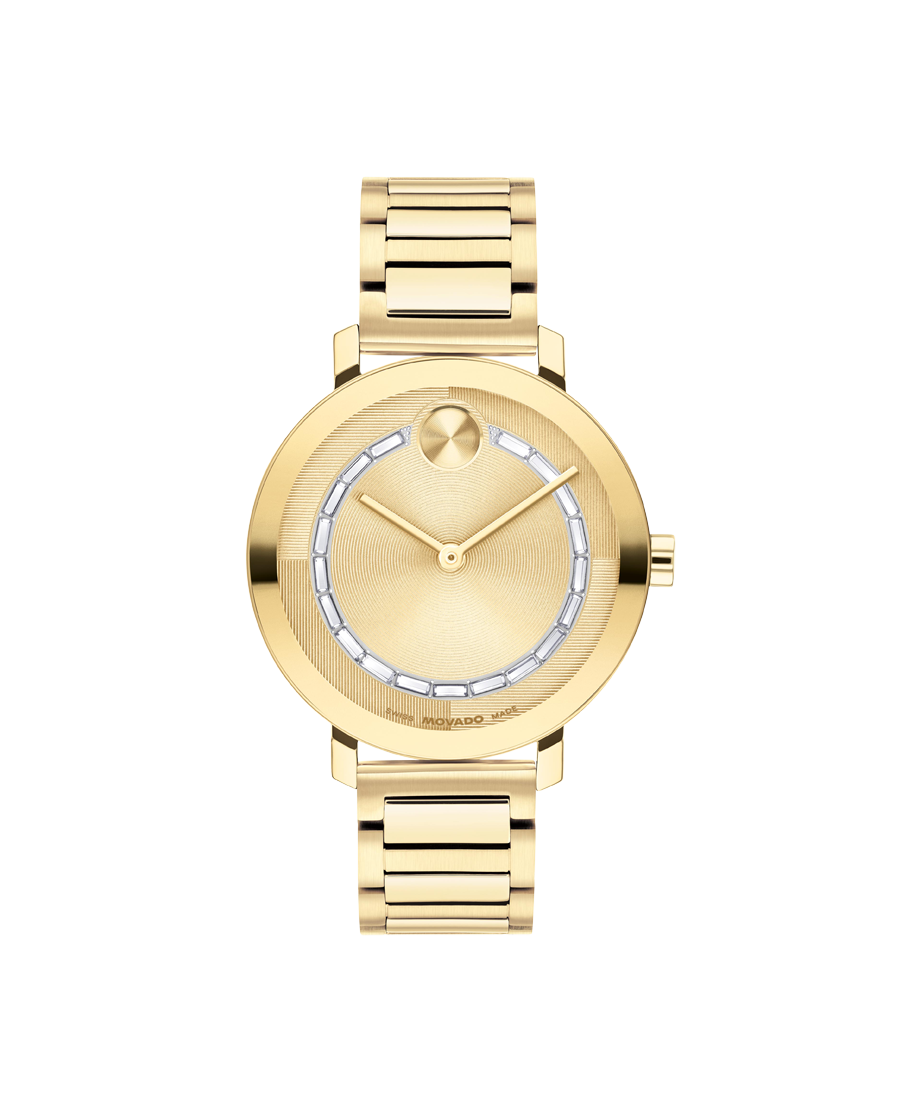 Movado BOLD Evolution 2.0 Quartz Gold Dial Ladies' Watch 3601218