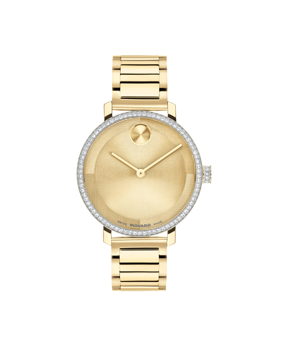Movado BOLD Evolution 2.0 Quartz Gold Dial Ladies' Watch 3601225
