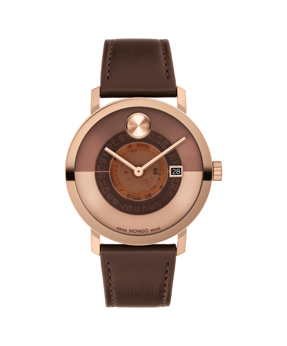 Movado BOLD Evolution 2.0 Quartz Coffee Dial Unisex Watch 3601226