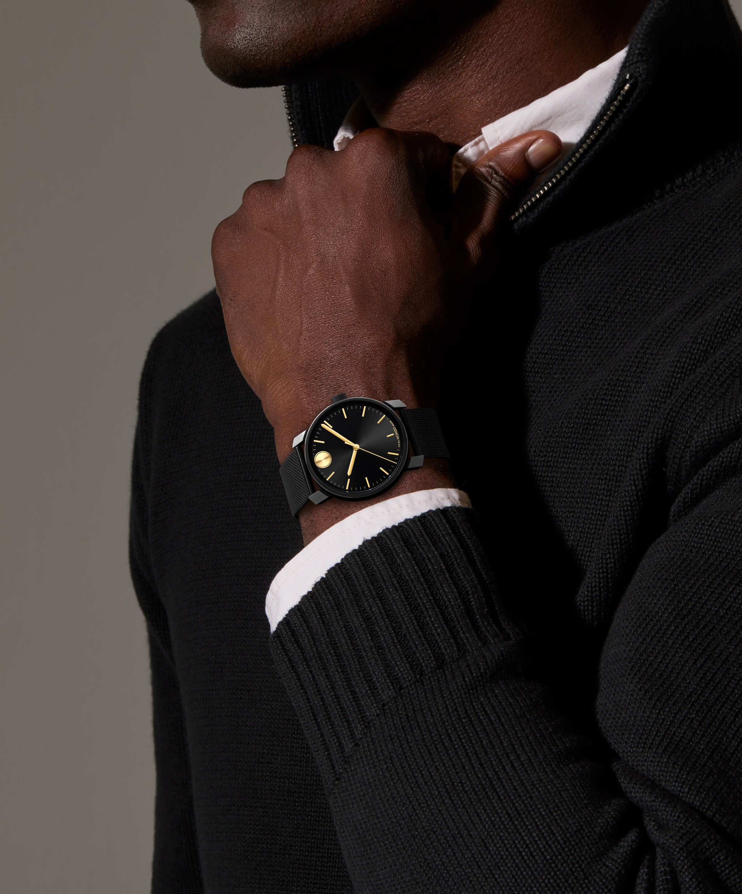 Movado BOLD Quartz Black Dial Men's Watch 3601246
