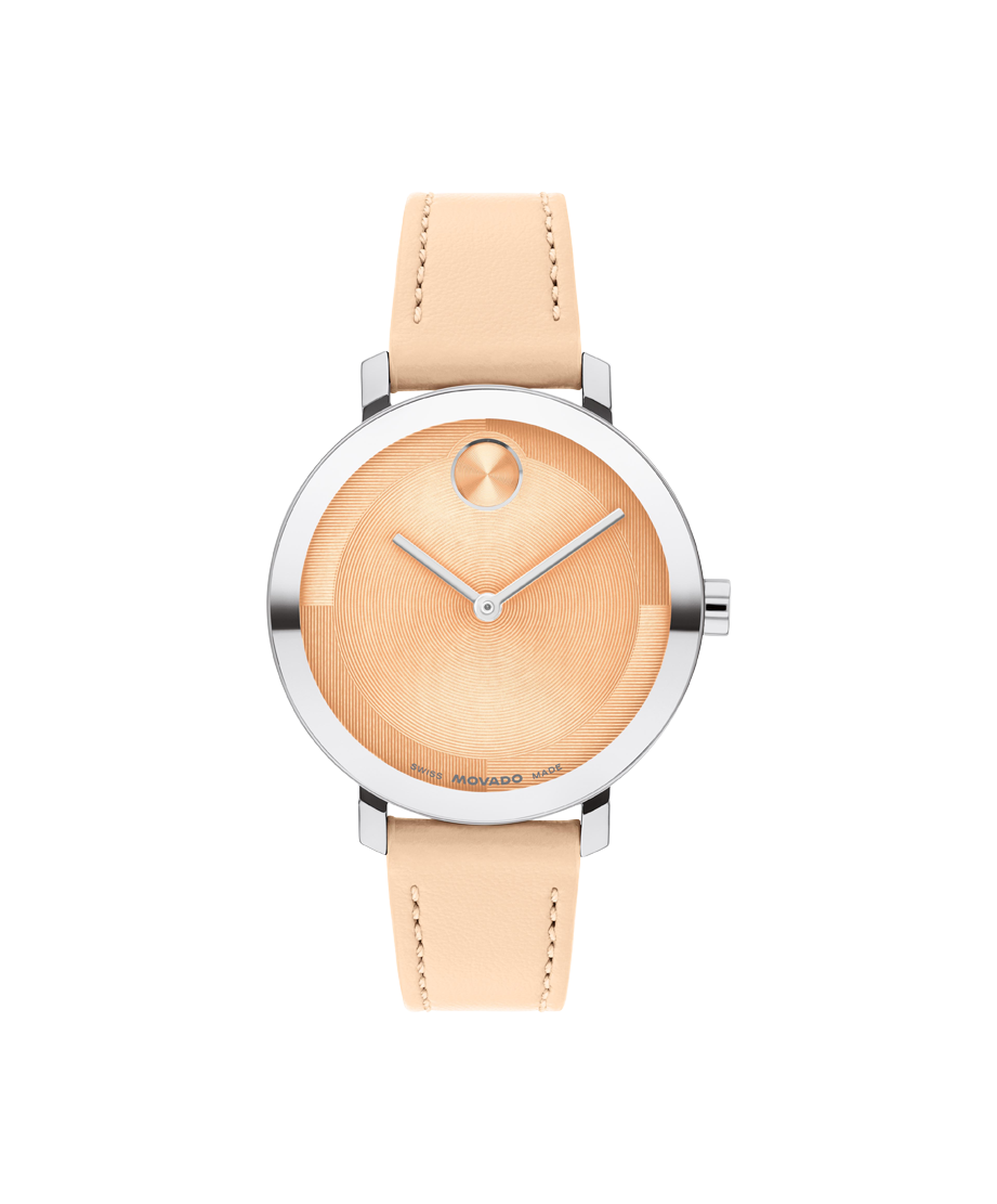 Movado BOLD Evolution 2.0 Quartz Apricot Dial Ladies' Watch 3601262