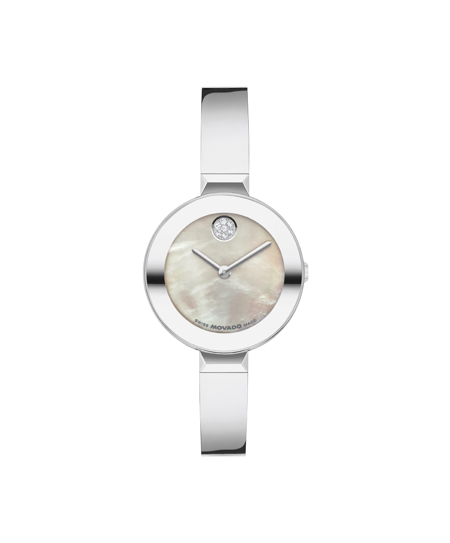 Movado BOLD Bangle Quartz Grey Dial Unisex Watch 3601269