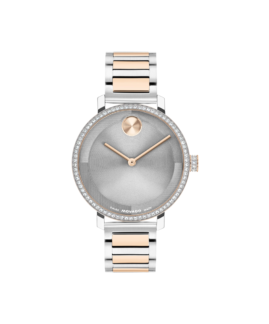 Movado BOLD Evolution 2.0 Quartz Grey Dial Ladies' Watch 3601283