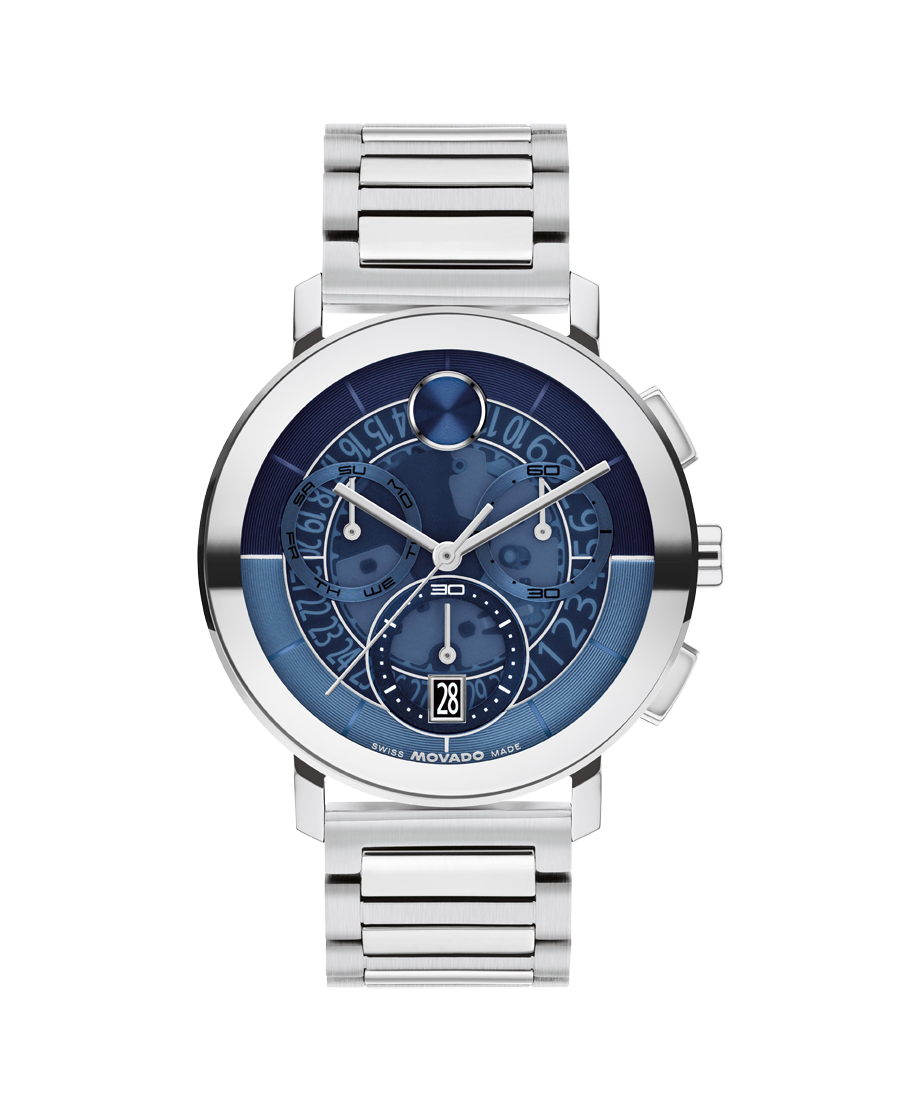 Movado BOLD Evolution 2.0 Chronograph Quartz Blue Dial Men's Watch 3601299