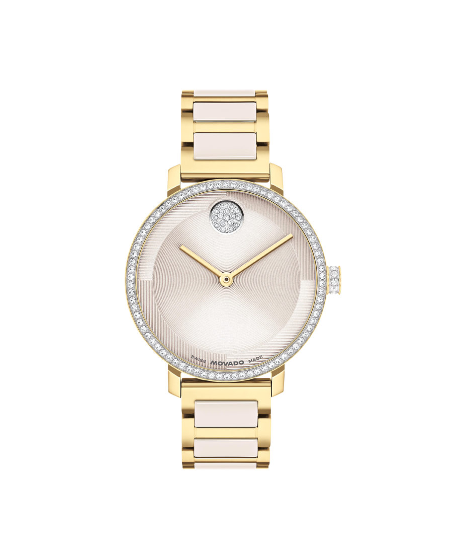 Movado BOLD Evolution 2.0 Quartz Taupe Dial Ladies' Watch 3601301