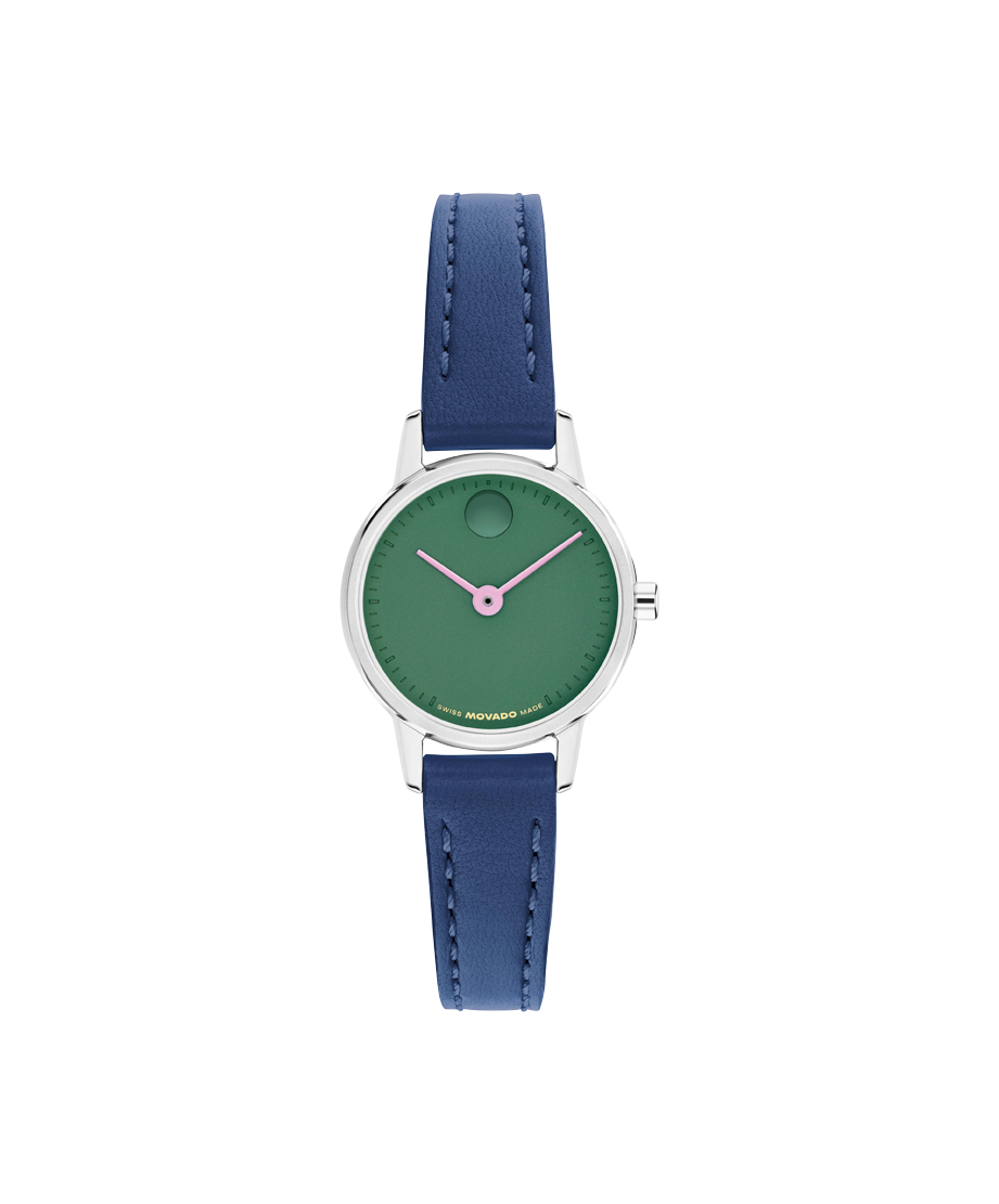 Movado Baby Face Quartz Green Dial Unisex Watch 3640208