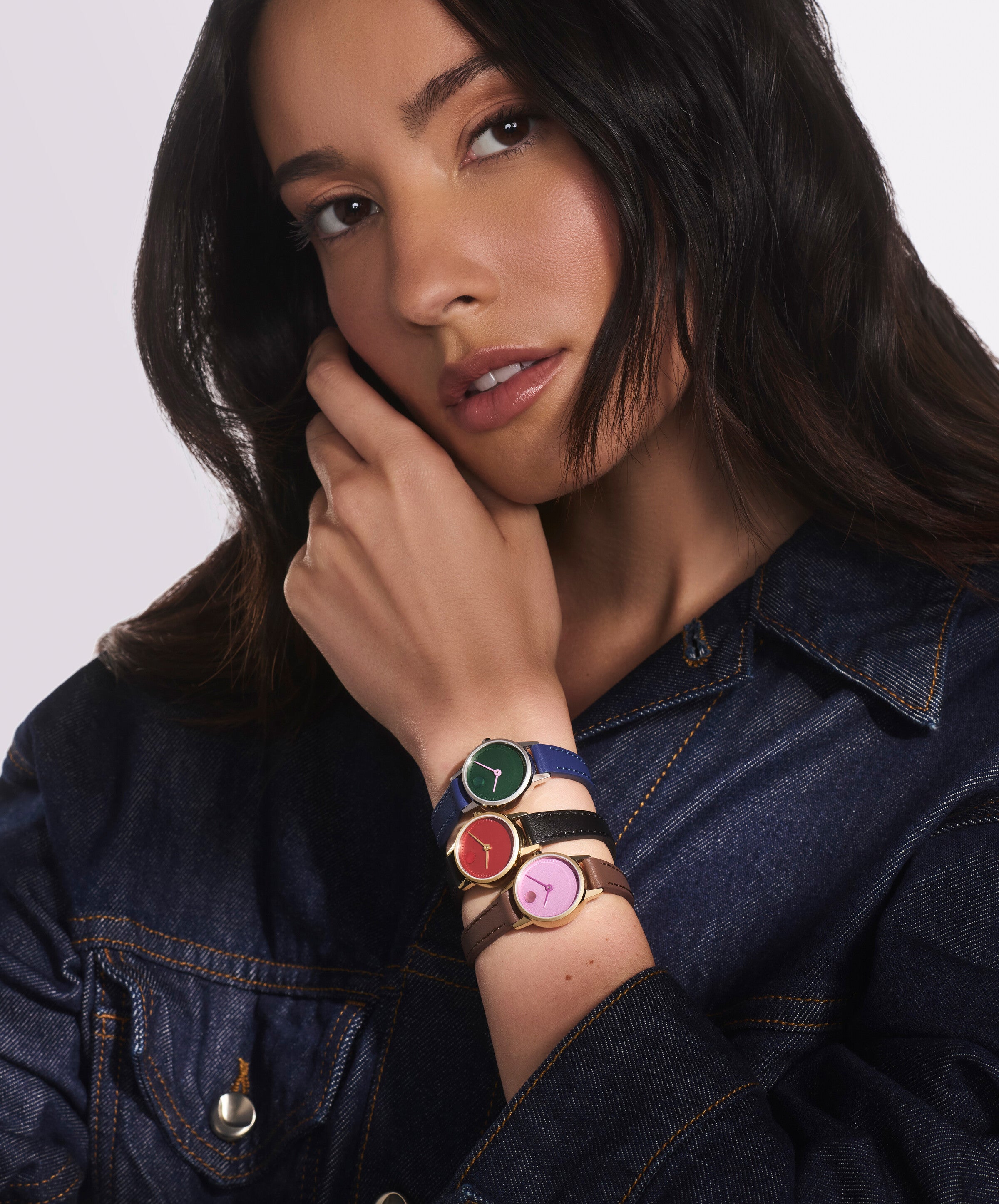 Movado Baby Face Quartz Green Dial Unisex Watch 3640208