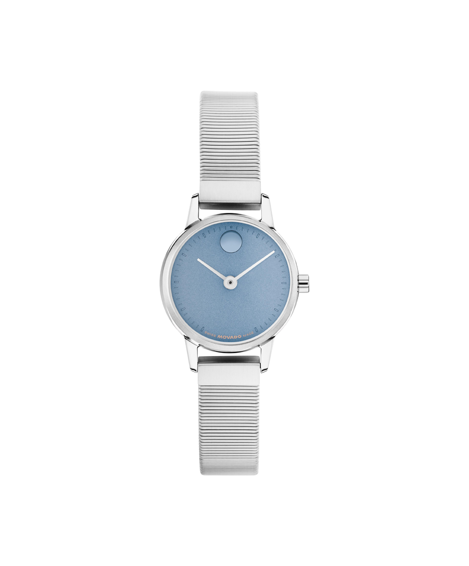 Movado Baby Face Quartz Blue Dial Unisex Watch 3640209