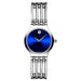 Movado Esperanza Quartz Metallic Blue Dial Ladies Watch 0604123