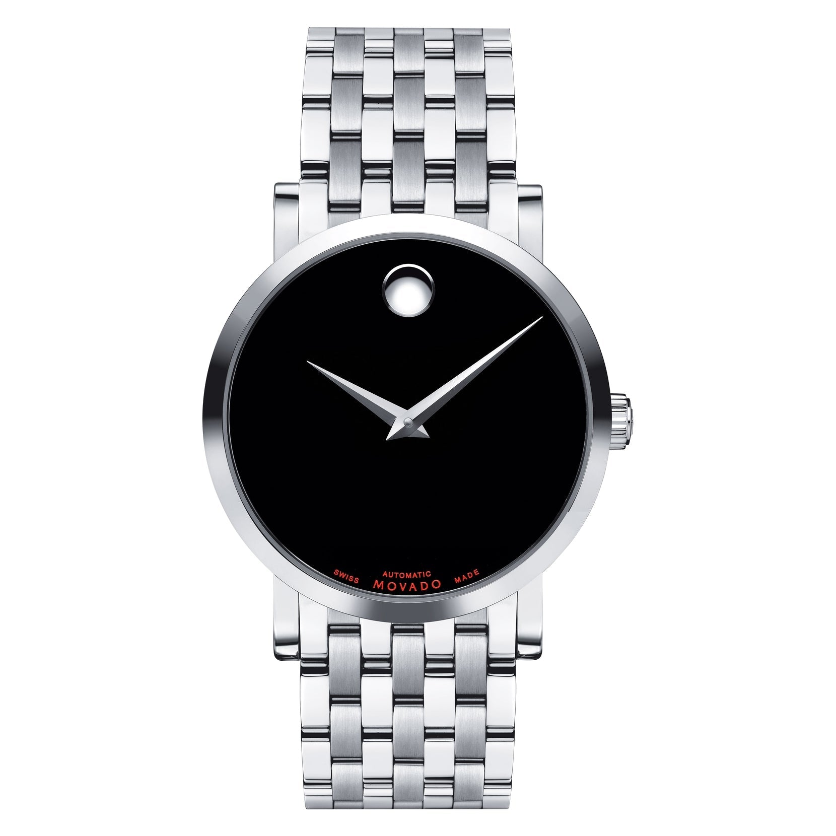 Movado Red Label Automatic Black Dial Men's Watch 0606115