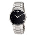 Movado Serio Quartz Black Dial Men's Watch 0606490