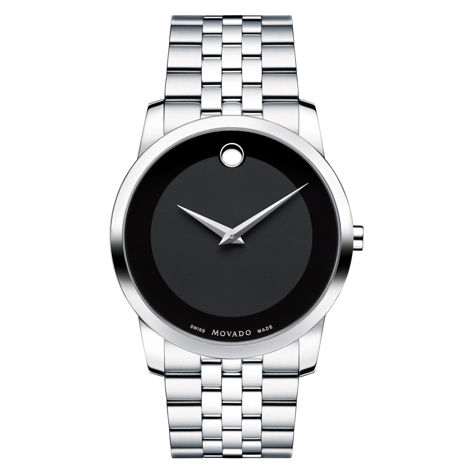 Movado Museum Quartz Black Museum Dial Men's Watch 0606504