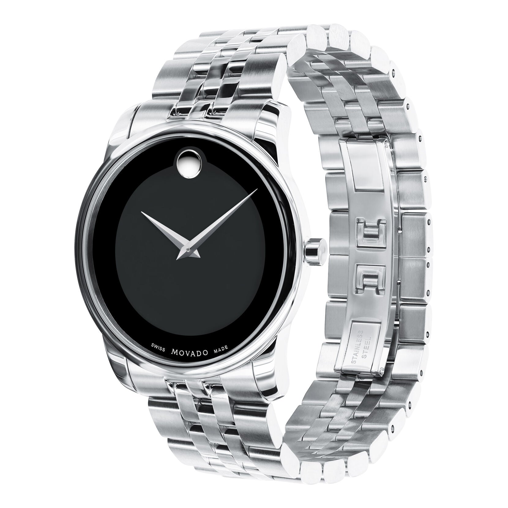 Movado Movado Museum Quartz Black Museum Dial Men's Watch 0606504