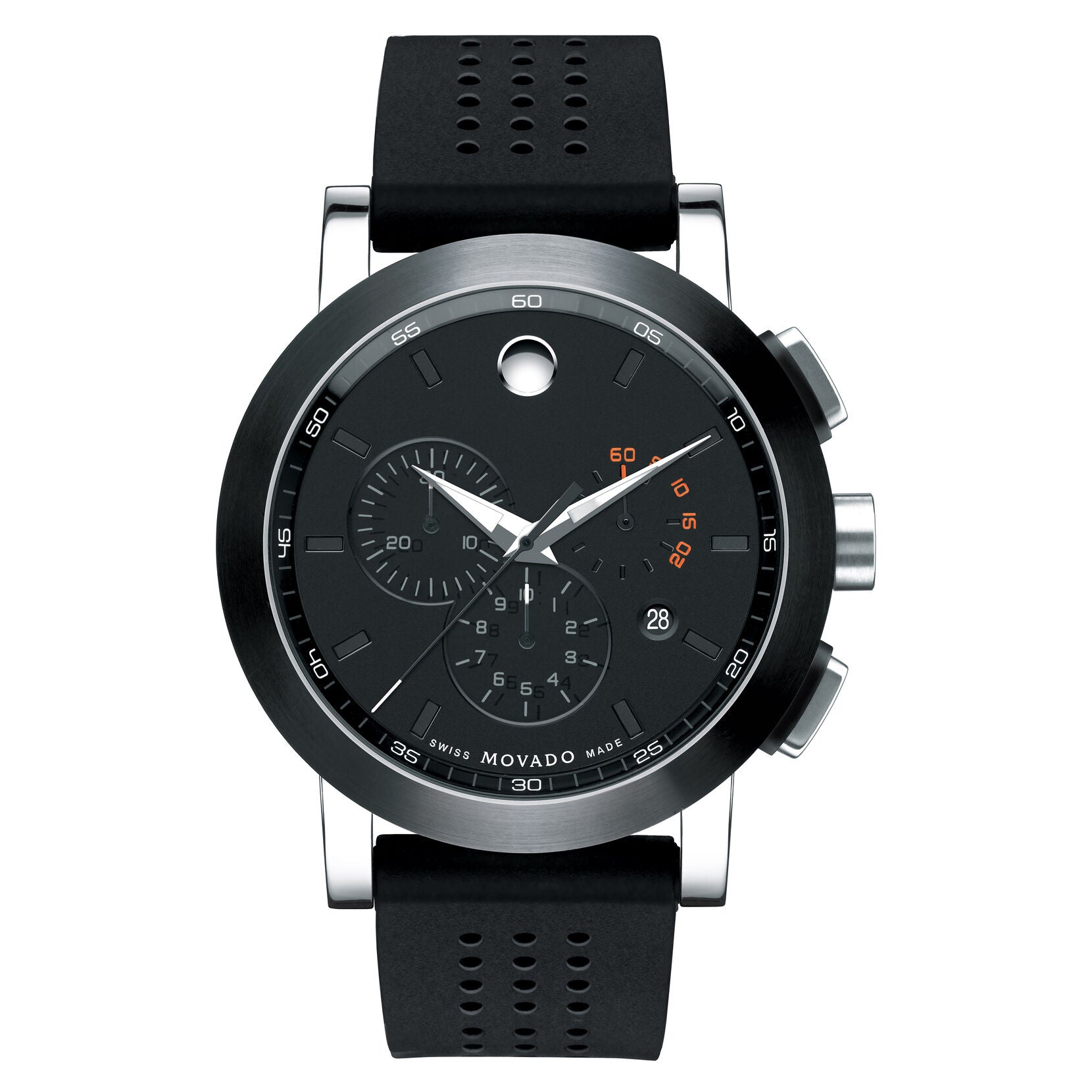 Movado Museum Chronograph Black Dial Men's Watch 0606545