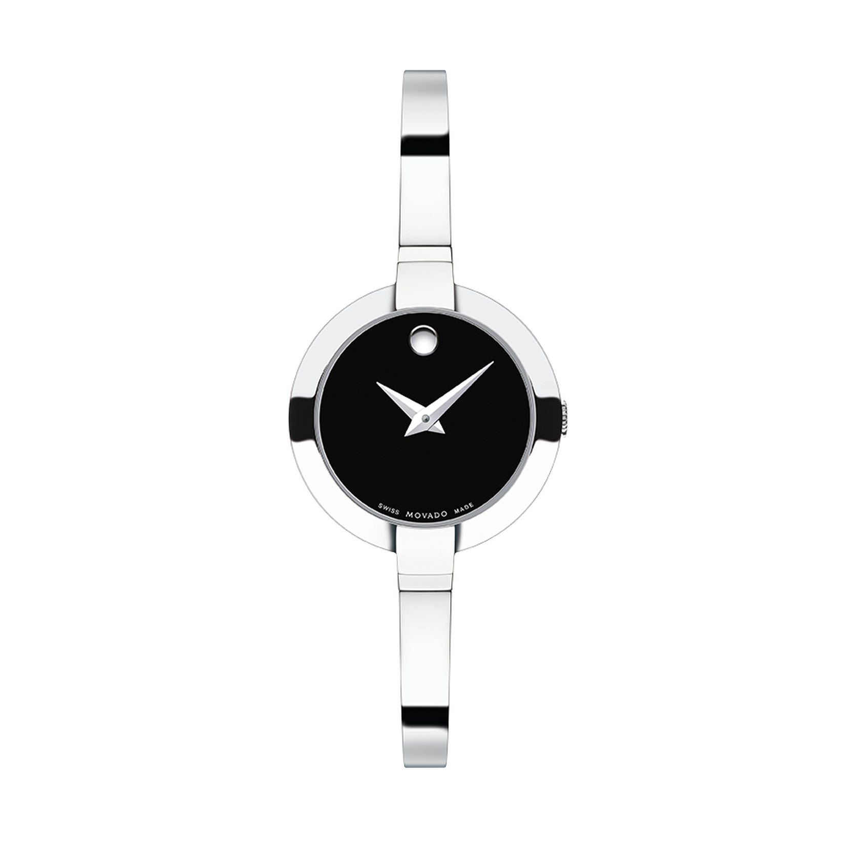 Movado Bela Quartz Black Museum Dial Ladies Watch 0606595