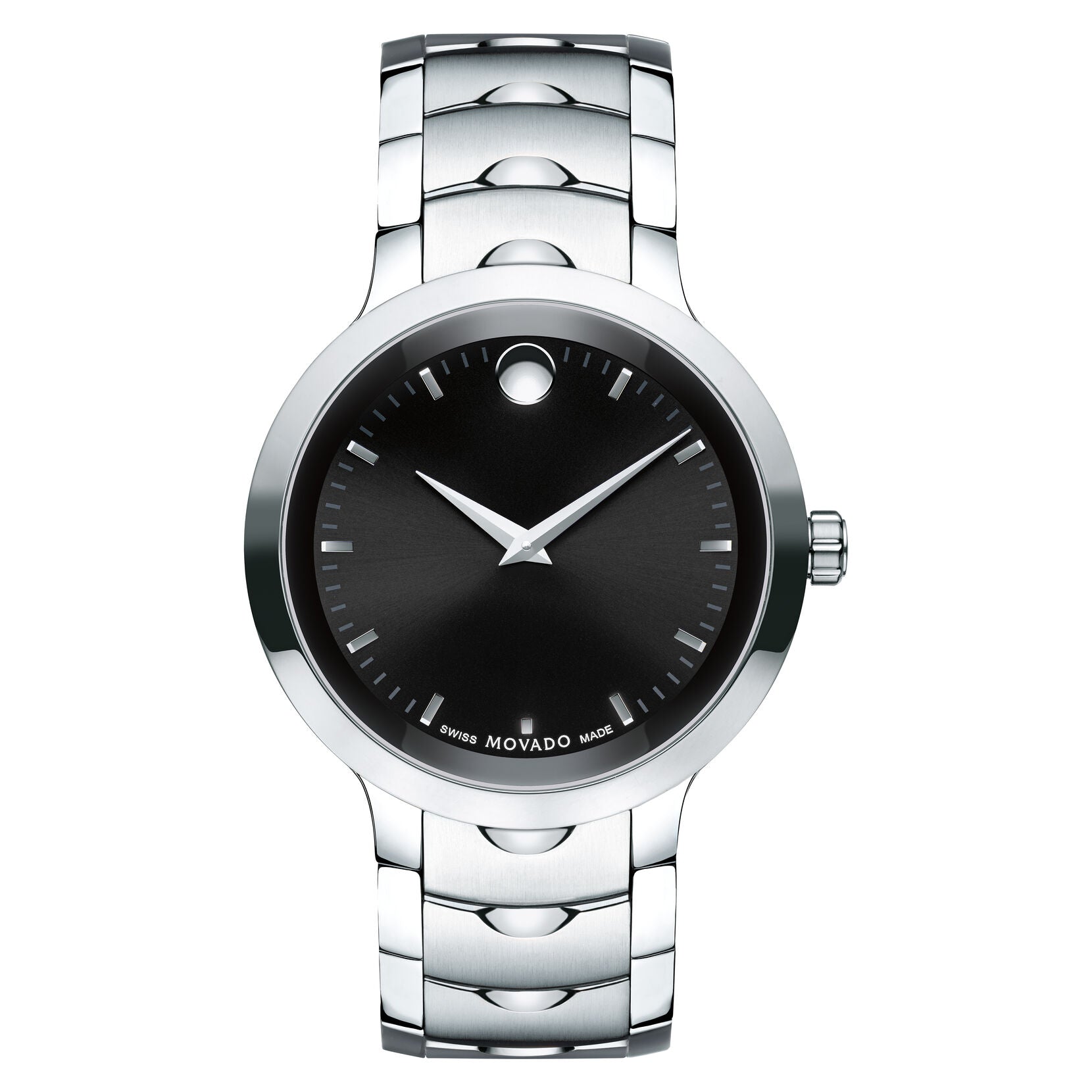 Movado Luno Quartz Black Dial Men's Watch 0607041