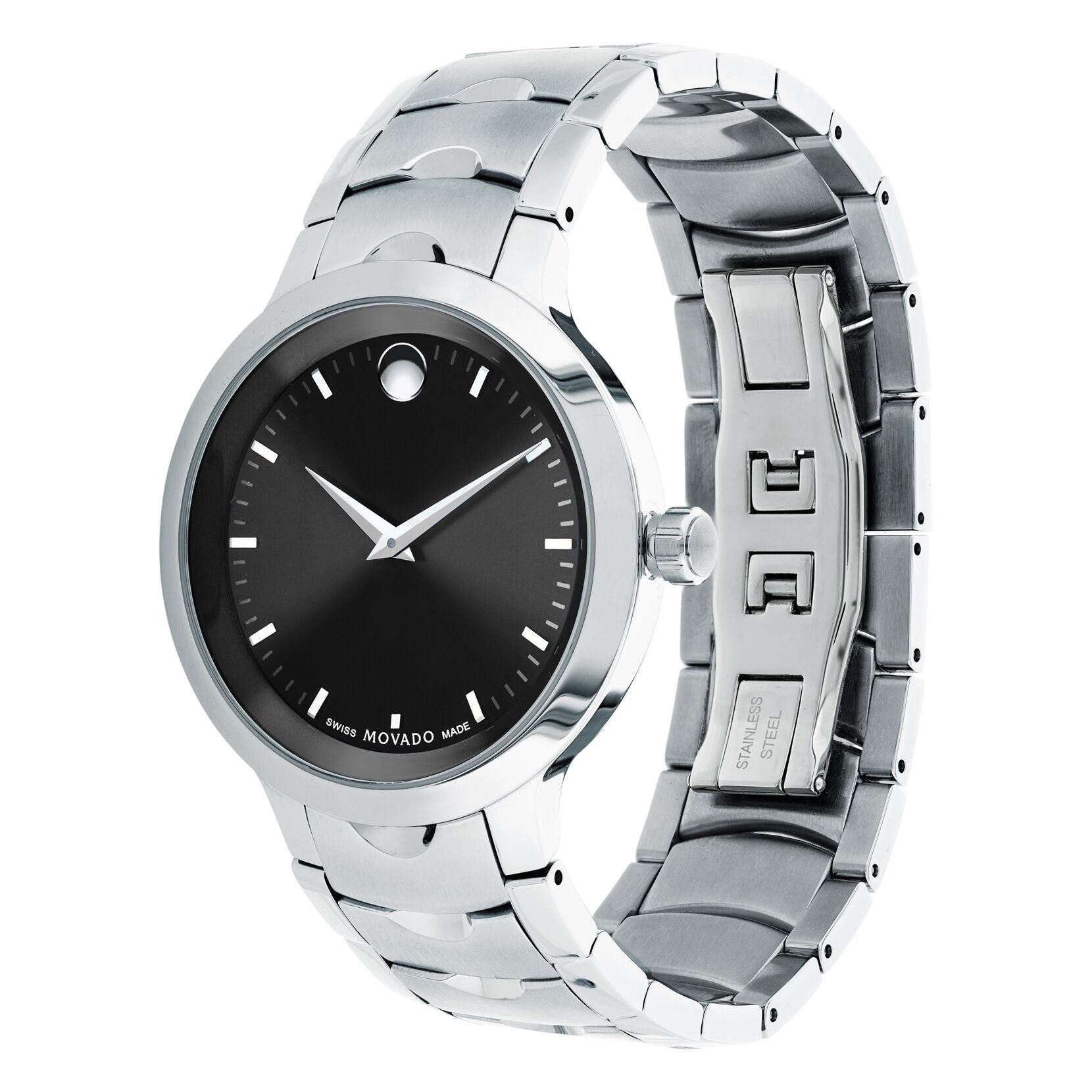 Movado Movado Luno Quartz Black Dial Men's Watch 0607041