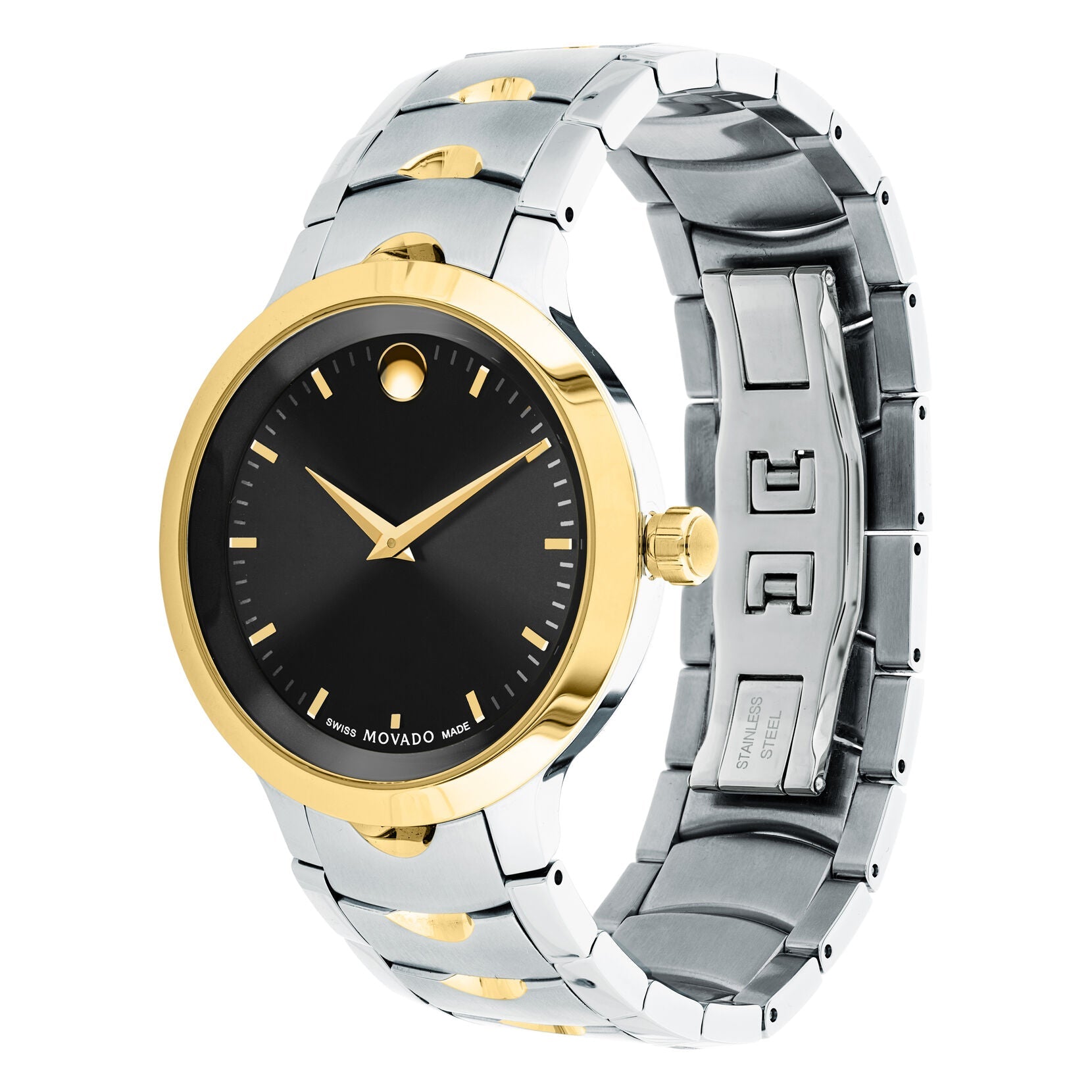 Movado Movado Luno Quartz Black Dial Men's Watch 0607043