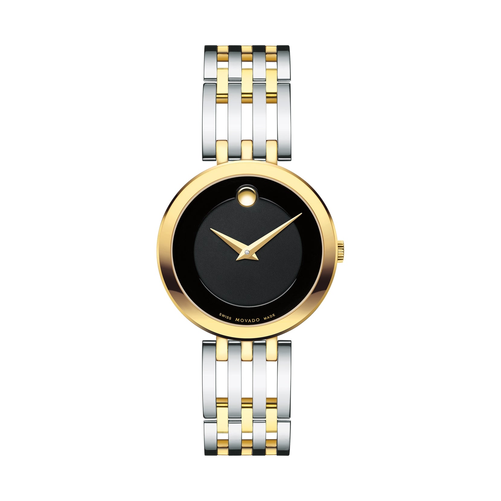 Movado Esperanza Quartz Black Museum Dial Ladies Watch 0607053