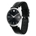 Movado Movado Ultra Slim Quartz Black Sunray Dial Men's Watch 0607086