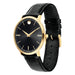 Movado Movado Ultra Slim Quartz Black Sunray Dial Men's Watch 0607087