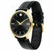 Movado Movado Ultra Slim Quartz Black Sunray Dial Men's Watch 0607087