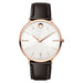 Movado Ultra Slim Quartz Silver Dial Men's Watch 0607089