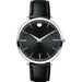 Movado Ultra Slim Quartz Black Dial Ladies Watch 0607090