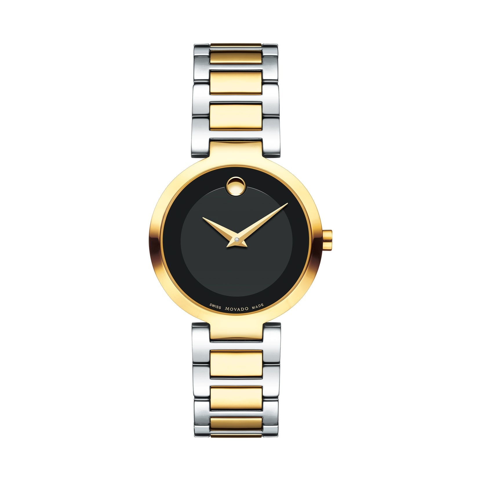 Movado Modern Classic Quartz Black Dial Ladies Watch 0607102