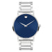 Movado Classic Museum Quartz Smoke Blue Dial Men's Watch 0607216