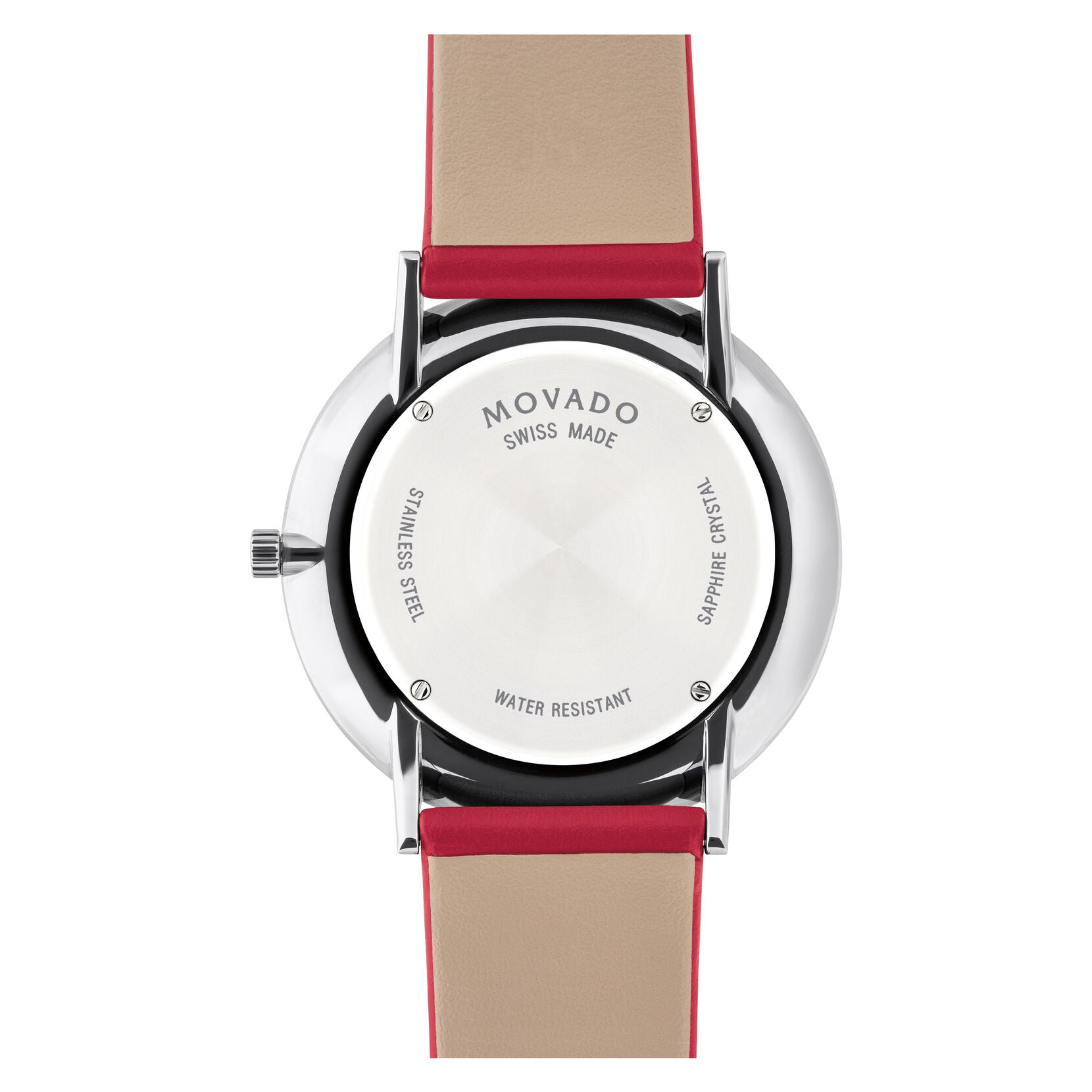 Movado Movado Modern 47 Quartz Red Dial Men's Watch 0607250
