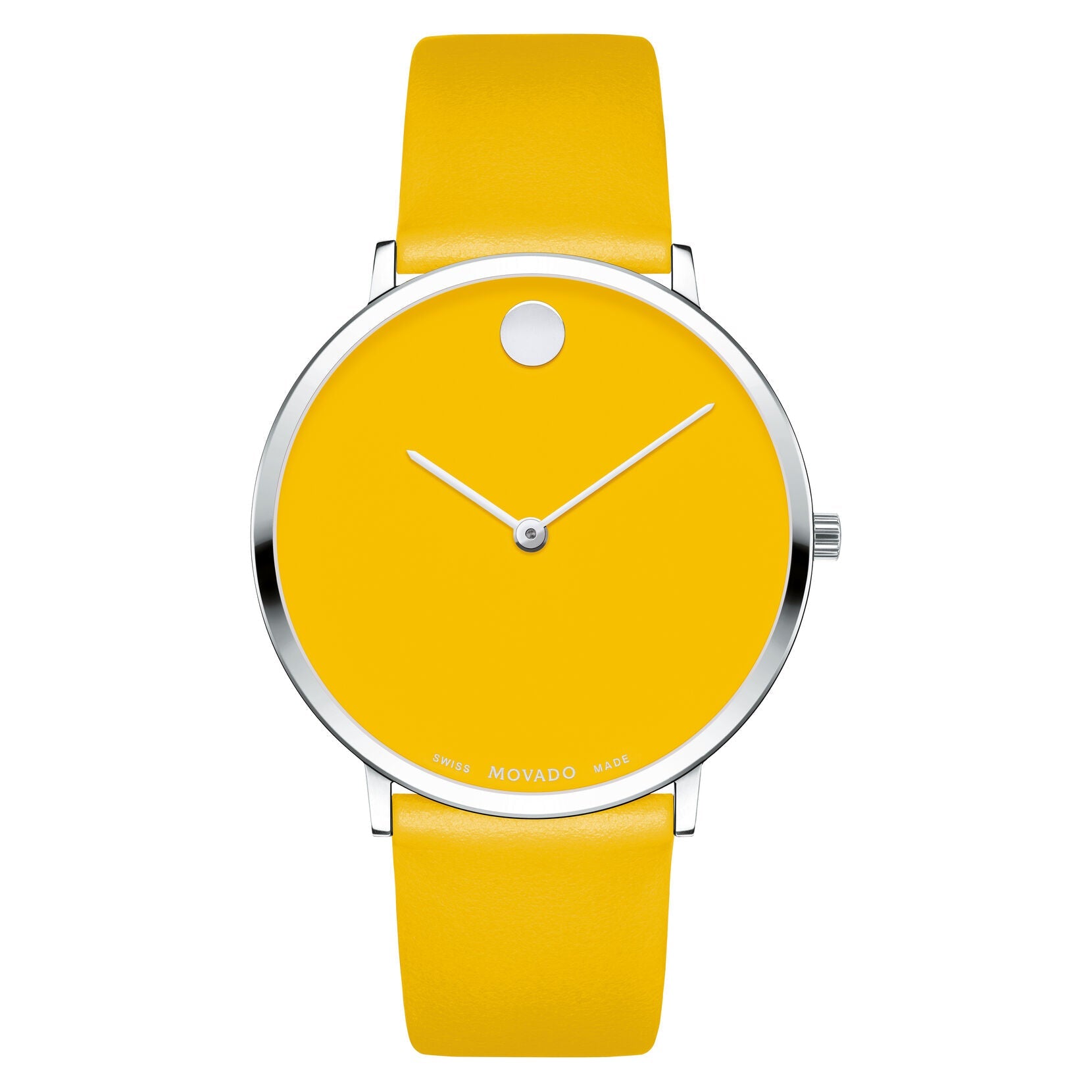 Movado Modern 47 Quartz Yellow Dial Men's Watch 0607252