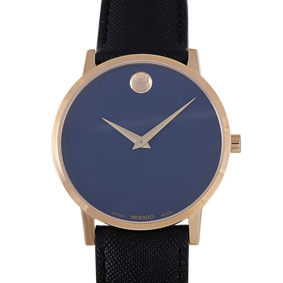 Movado Museum Quartz Blue Dial Men's Watch 0607266
