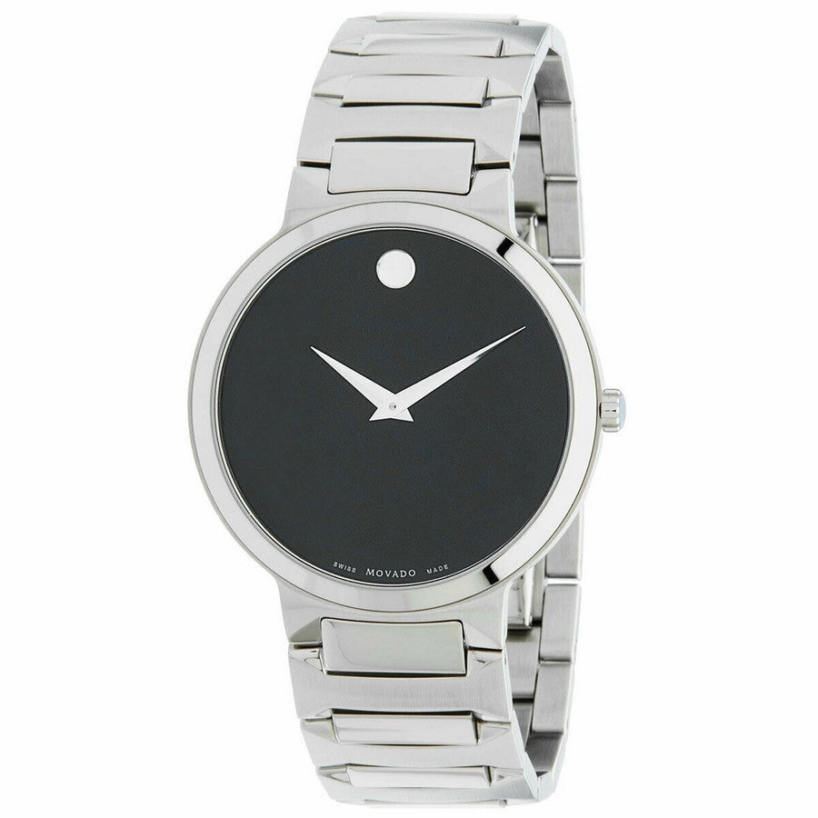 Movado Temo Quartz Black Dial Men's Watch 0607292