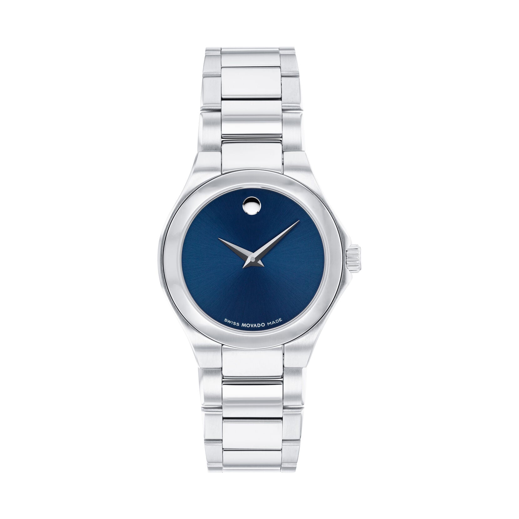 Movado Defio Quartz Blue Dial Ladies Watch 0607309