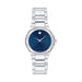 Movado Defio Quartz Blue Dial Ladies Watch 0607309