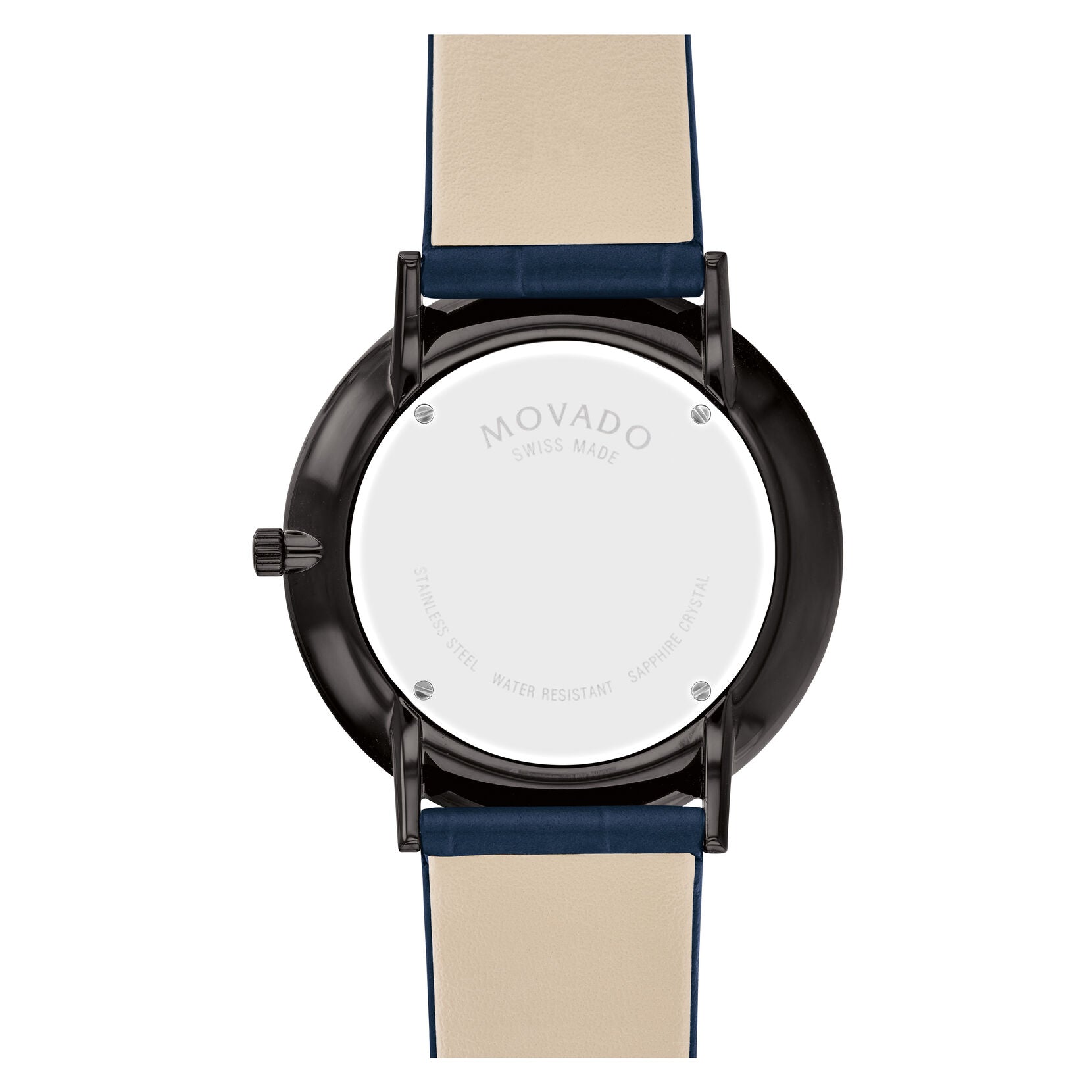 Movado Movado Modern 47 Ultra Slim Quartz Black Museum Dial Men's Watch 0607336