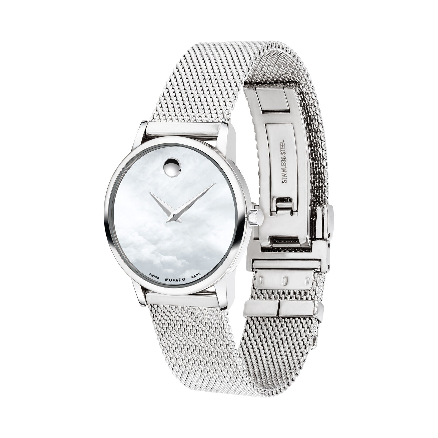 Movado Movado Museum Classic Quartz Mother of Pearl Dial Ladies Watch 0607350