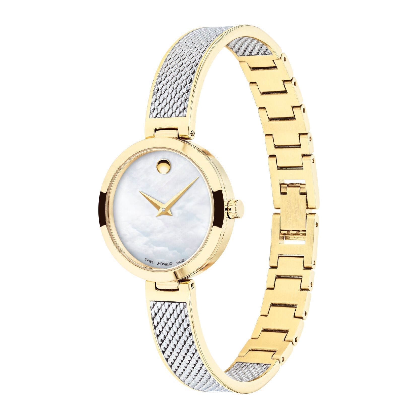 Movado Movado Amika Quartz Mother of Pearl Dial Ladies Watch 0607362