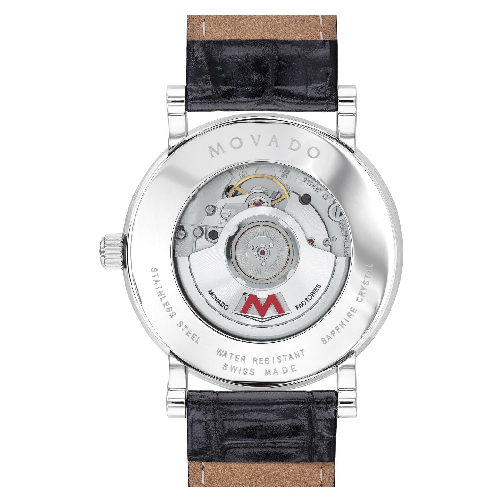 Movado Movado Red Label Automatic Black Dial Men's Watch 0607370