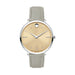 Movado Ultra Slim Quartz Beige Dial Ladies Watch 0607372