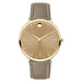 Movado Ultra Slim Quartz Beige Dial Men's Watch 0607375