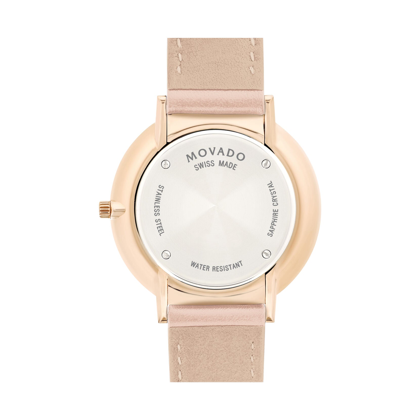 Movado Movado Ultra Slim Quartz Pink Dial Ladies Watch 0607414