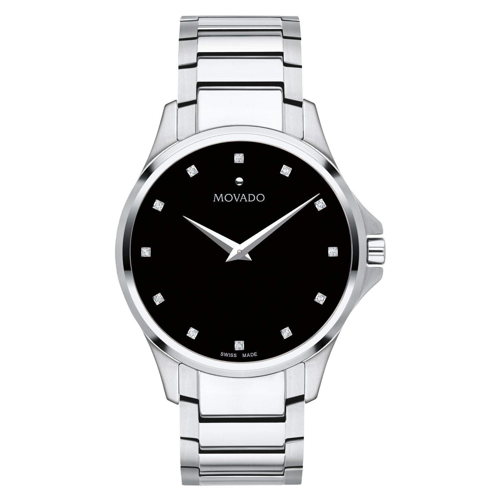 Movado Ario Quartz Black Dial Unisex Watch 0607449